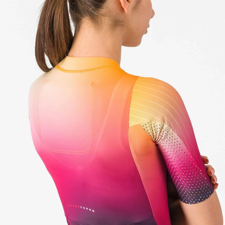 Castelli | San Remo 3 | Trisuit | Short Sleeve | Dames | Shade / Orange