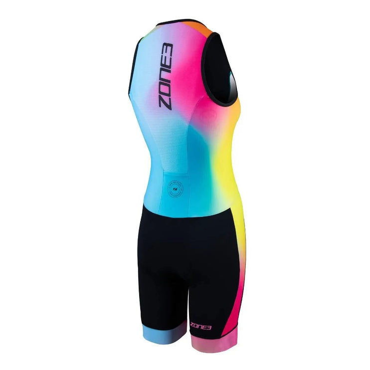 Zone3 | Activate+ Sleeveless | Trisuit | Dames | Neon / Black