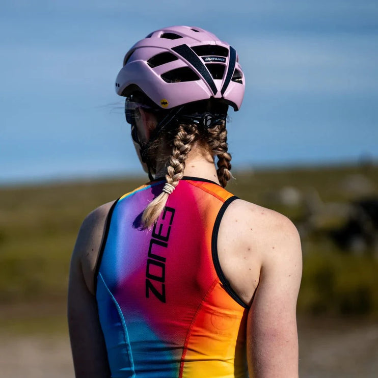 Zone3 | Activate+ Sleeveless | Trisuit | Dames | Neon / Black