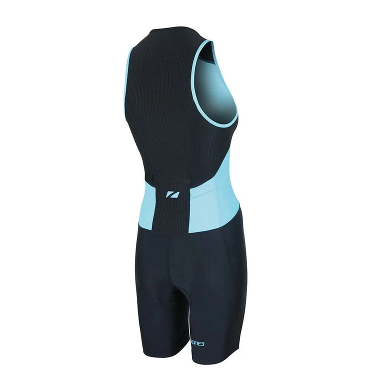 Zone3 | Activate Sleeveless | Trisuit | Dames | Black / Blue Zone3