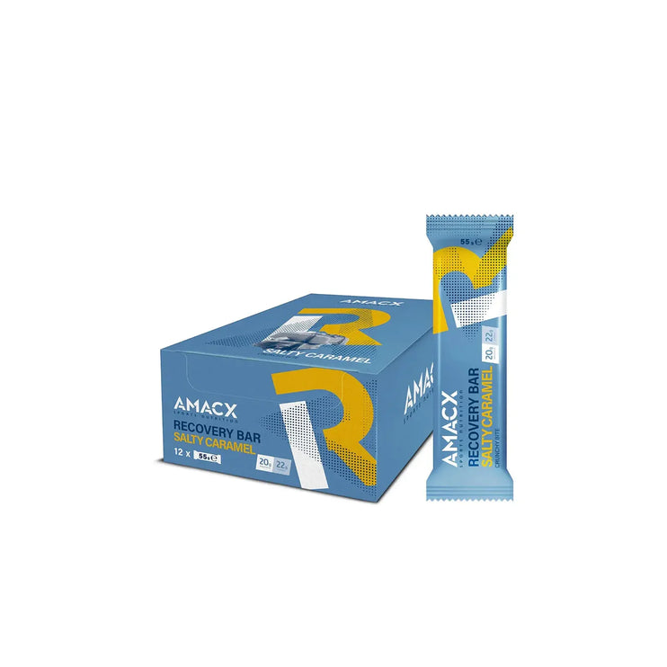 Amacx | Recovery Bar | Salty Caramel | 12 Pack Amacx Sports Nutrition