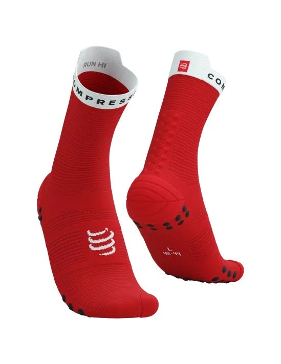 Compressport | Pro Racing Socks V4 | Run High | Red / White Compressport