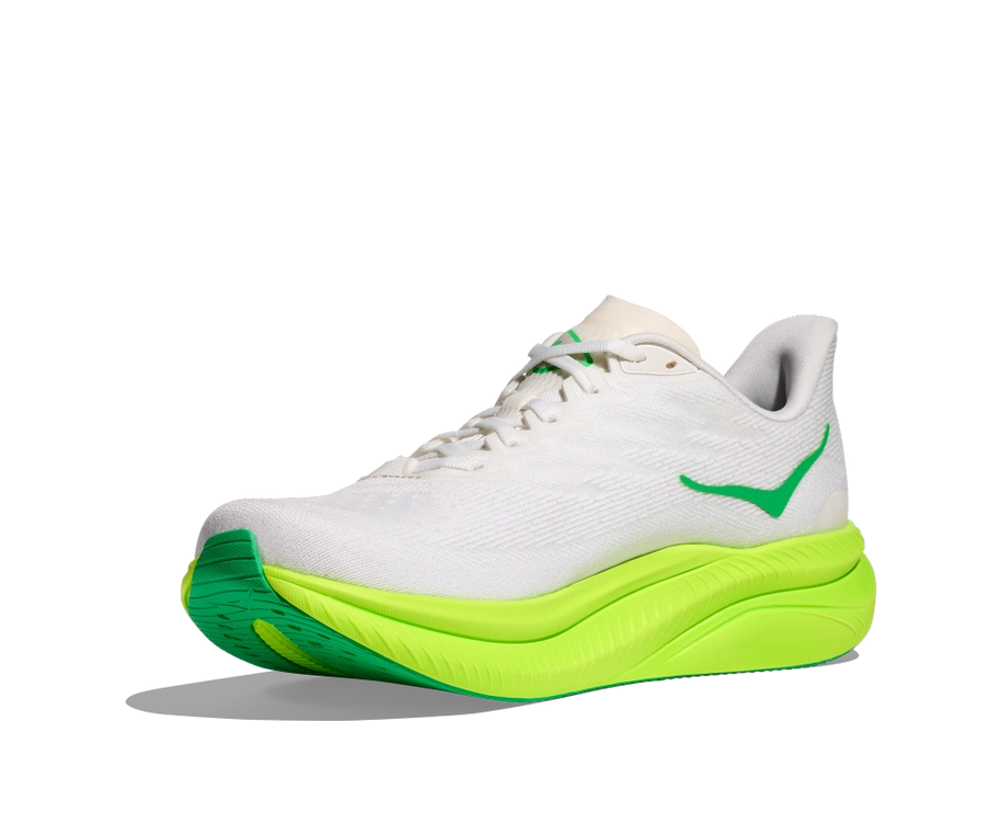 Hoka | Mach 6 | White / Neon Lime | Heren