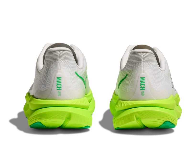 Hoka | Mach 6 | White / Neon Lime | Heren