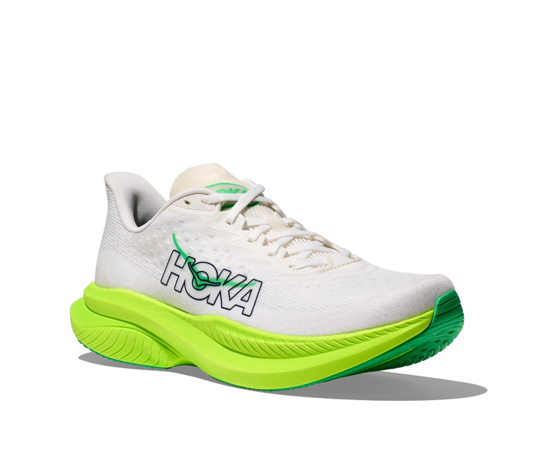 Hoka | Mach 6 | White / Neon Lime | Heren