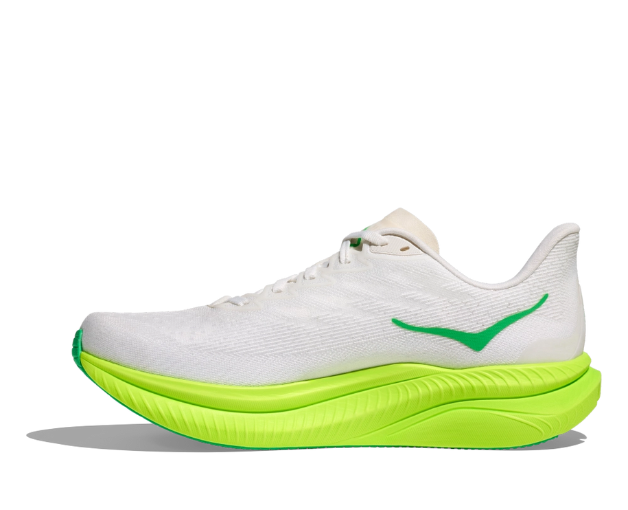 Hoka | Mach 6 | White / Neon Lime | Heren