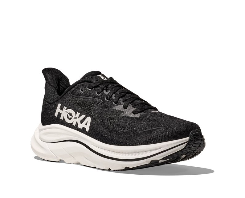 Hoka | Clifton 10 | Schwarz / Weiß | Männer