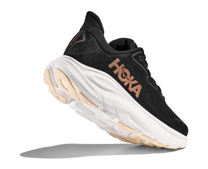 Hoka | Clifton 10 | Black / Rose Gold | Dames