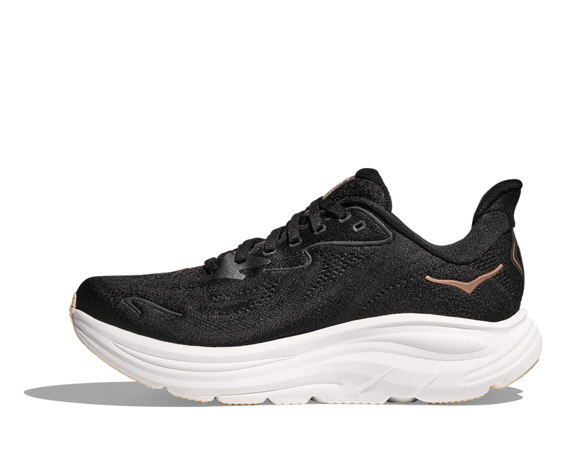 Hoka | Clifton 10 | Black / Rose Gold | Dames