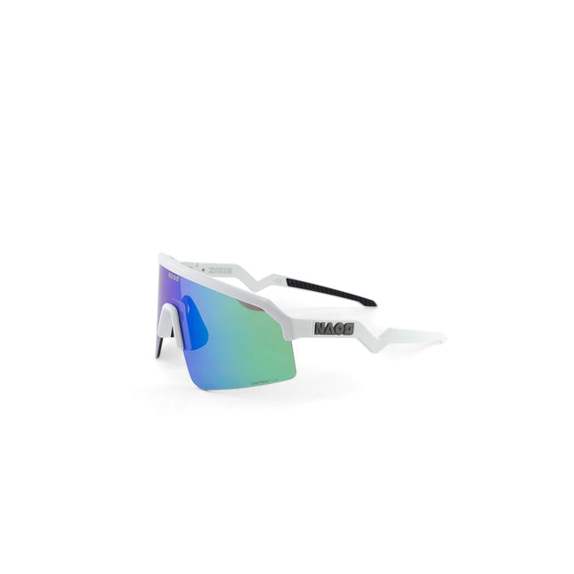 Naos | Ziris Sports Glasses | Glossy White/Green
