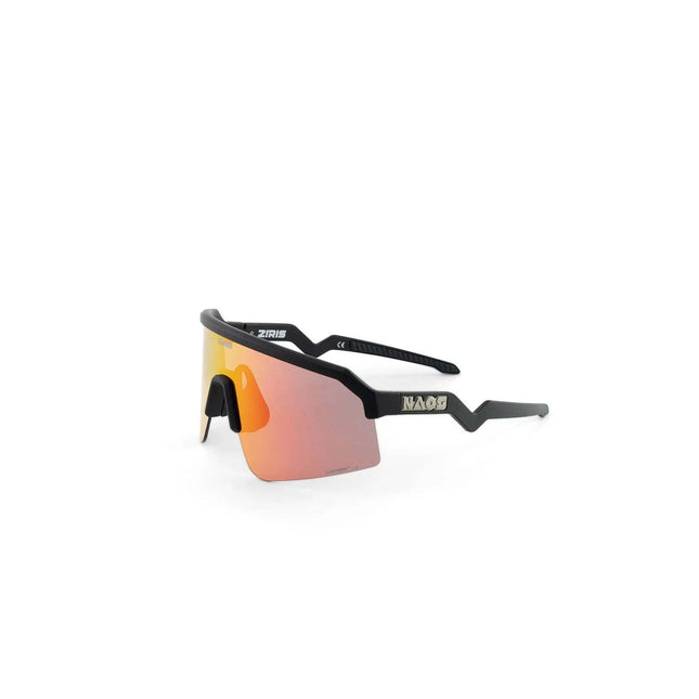 Naos | Ziris Sportbrille | Mattschwarz / Schwarz/Rot