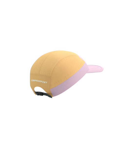 Compressport | 5 Panel Light Cap | Buff Orange / Roseate