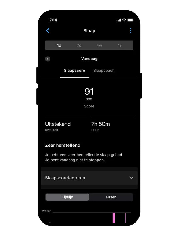 GEAVANCEERDE SLAAPTRACKING