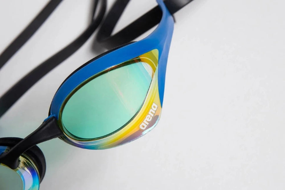 Arena | Cobra Ultra Swipe Mirror | Yellow / Blue
