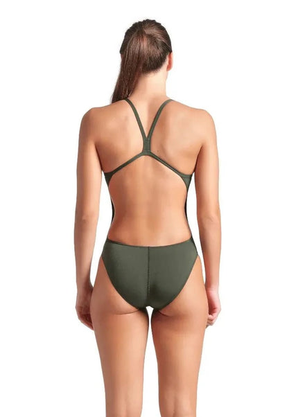 Arena | Team-Badeanzug | Challenge Solid | Dunkelsalbei / Weiß