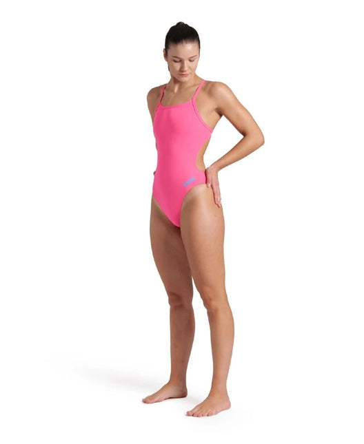 Arena | Team Swimsuit | Challenge Solid | Shocking Pink / Blau