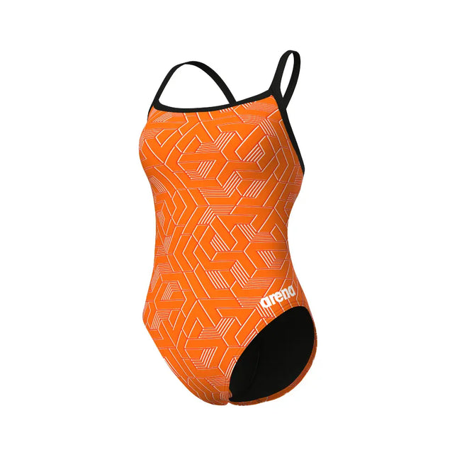 Arena | Escape Swimsuit | Challenge Back | Black / Orange