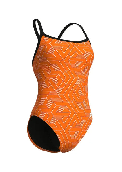 Arena | Escape Swimsuit | Challenge Back | Black / Orange