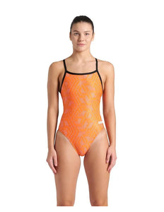 Arena | Escape Swimsuit | Challenge Back | Black / Orange