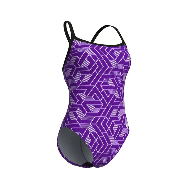 Arena | Escape Swimsuit | Challenge Back | Black / Purple