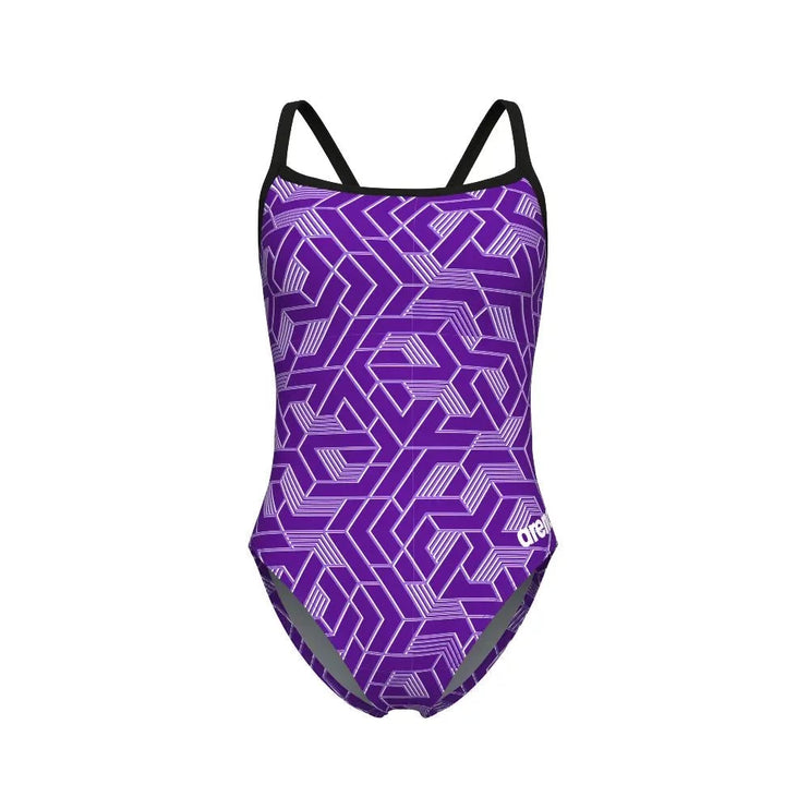 Arena | Escape Swimsuit | Challenge Back | Black / Purple