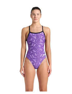 Arena | Escape Swimsuit | Challenge Back | Black / Purple