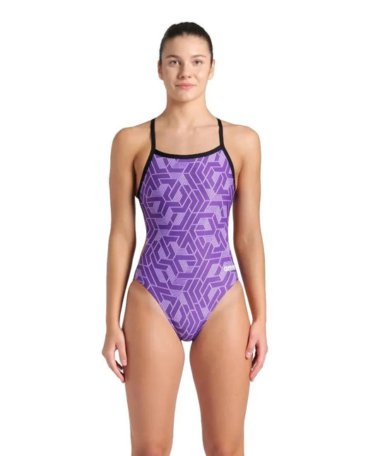 Arena | Escape Swimsuit | Challenge Back | Black / Purple