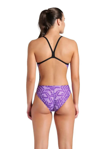Arena | Escape Swimsuit | Challenge Back | Black / Purple