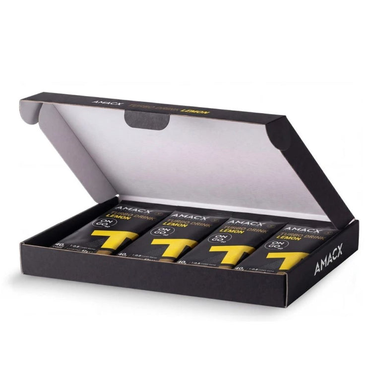 Amacx | Turbo Drink Mix | Travel Pack | Lemon