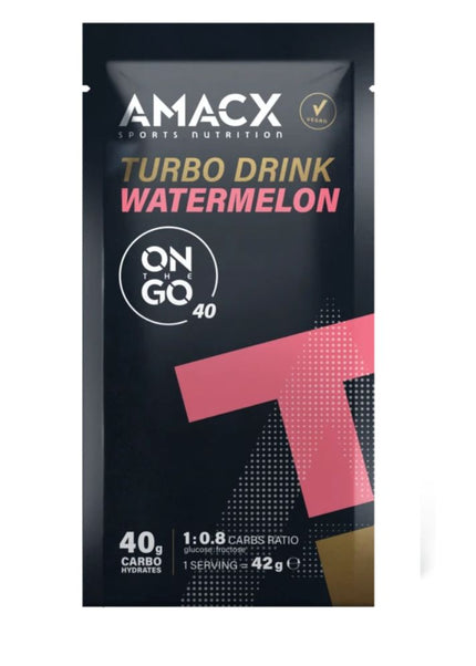 Amacx | Turbo Drink Mix | Reisepackung | Wassermelone