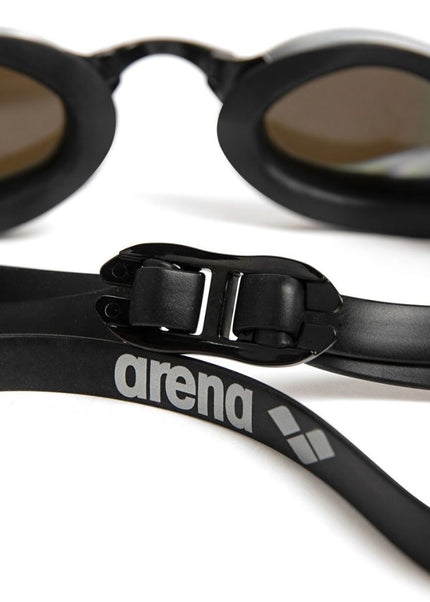 Arena | Cobra Edge Swipe Mirror | Blue / Silver / Black