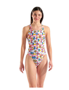 Arena | Desert Swimsuit | Challenge Back | White / Multi