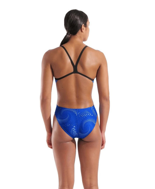 Arena | Fireflow Swimsuit | Challenge Back | Black / Royal