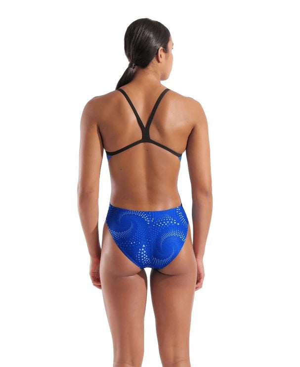 Arena | Fireflow Swimsuit | Challenge Back | Black / Royal