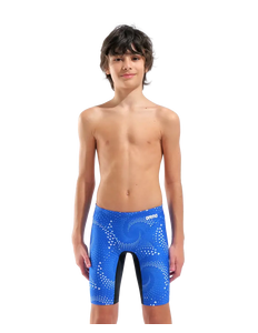 Arena | Fireflow | Boys Swim Jammer | Kids | Black / Team Royal