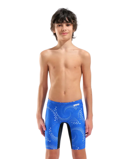 Arena | Fireflow | Boys Swim Jammer | Kids | Black / Team Royal