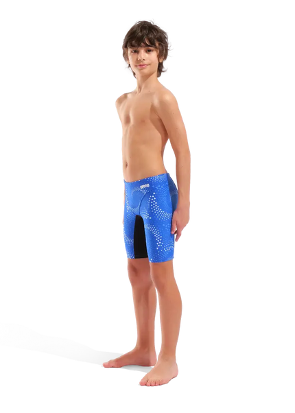 Arena | Fireflow | Boys Swim Jammer | Kids | Black / Team Royal