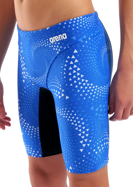 Arena | Fireflow | Boys Swim Jammer | Kids | Black / Team Royal