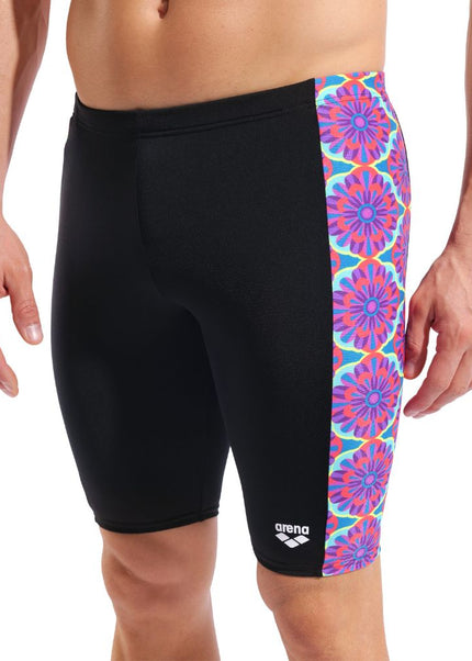 Arena | Floral Swim Jammer | Heren | Black / Water
