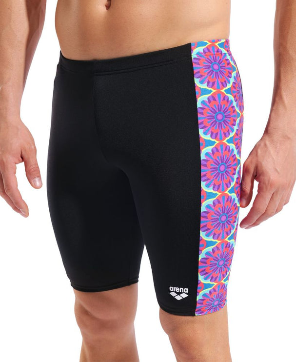 Arena | Floral Swim Jammer | Heren | Black / Water