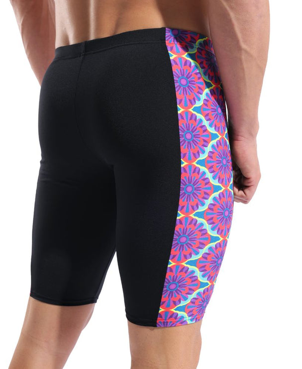 Arena | Floral Swim Jammer | Heren | Black / Water