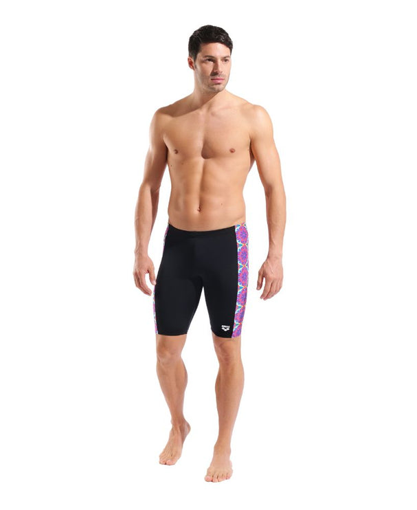 Arena | Floral Swim Jammer | Heren | Black / Water