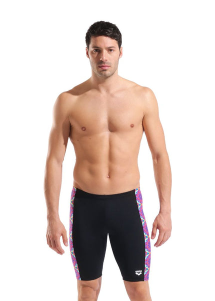 Arena | Floral Swim Jammer | Heren | Black / Water