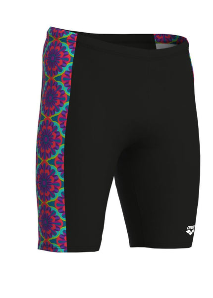 Arena | Floral Swim Jammer | Heren | Black / Water