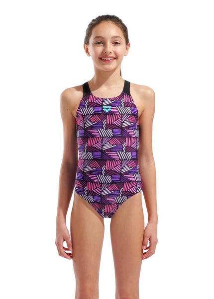 Arena | Girl's Swimsuit | Candies | Kids | Pink / Black