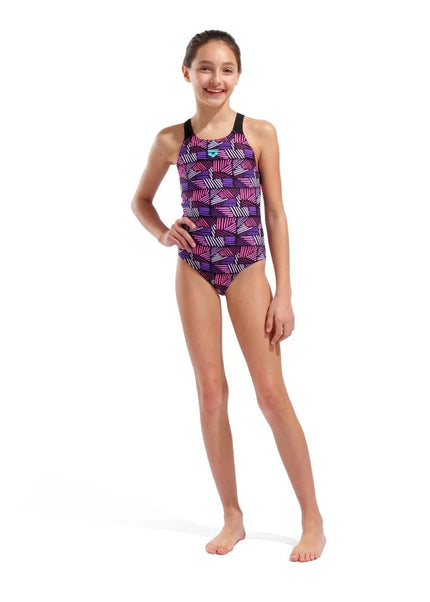 Arena | Girl's Swimsuit | Candies | Kids | Pink / Black