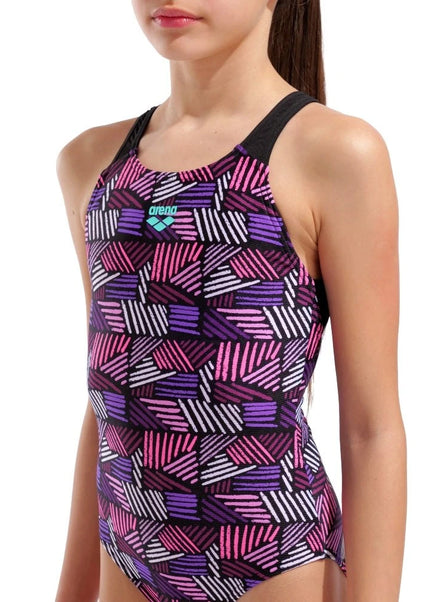 Arena | Girl's Swimsuit | Candies | Kids | Pink / Black