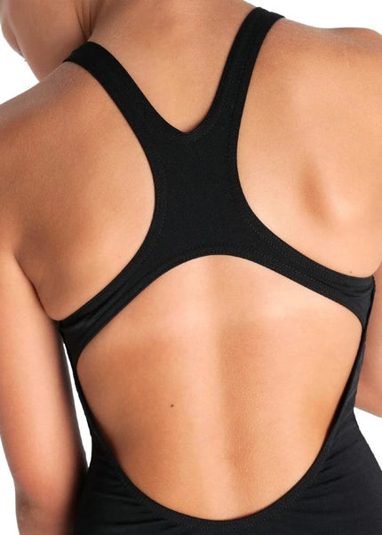 Arena | Girl's Team Swimsuit | Pro Solid | Kids | Black / White