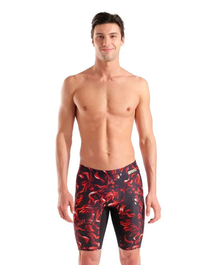 Speedo Zwembroek Jammer Jongens Fastskin Blauw & Oranje 809733F803 Speedo Zwembroek Jammer Jongens Fastskin Blauw & Oranje 809733F803