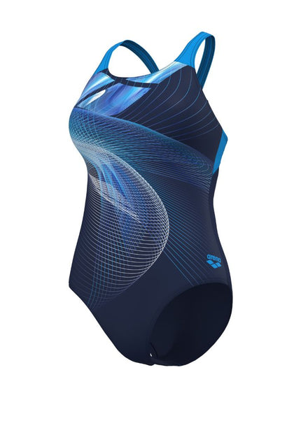 Arena | Jellyfish Swimsuit | Swim Pro Back | Navy / Multi